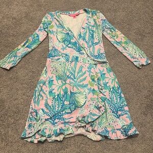 Lilly Pulitzer wrap dress romper